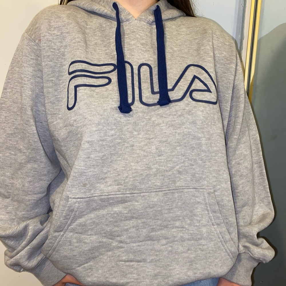 FIL GREY HOODIE